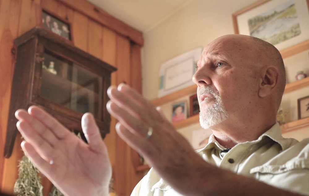 Rob Jackson, 66, an Army veteran of the Vietnam war, talks about his wartime service as a medic Monday at his Buxton home. Jackson served as a conscientious objector and did not carry a gun. In a Washington, D.C., ceremony this week, Jackson will receive a Silver Star for saving several soldiers’ lives in 1970.