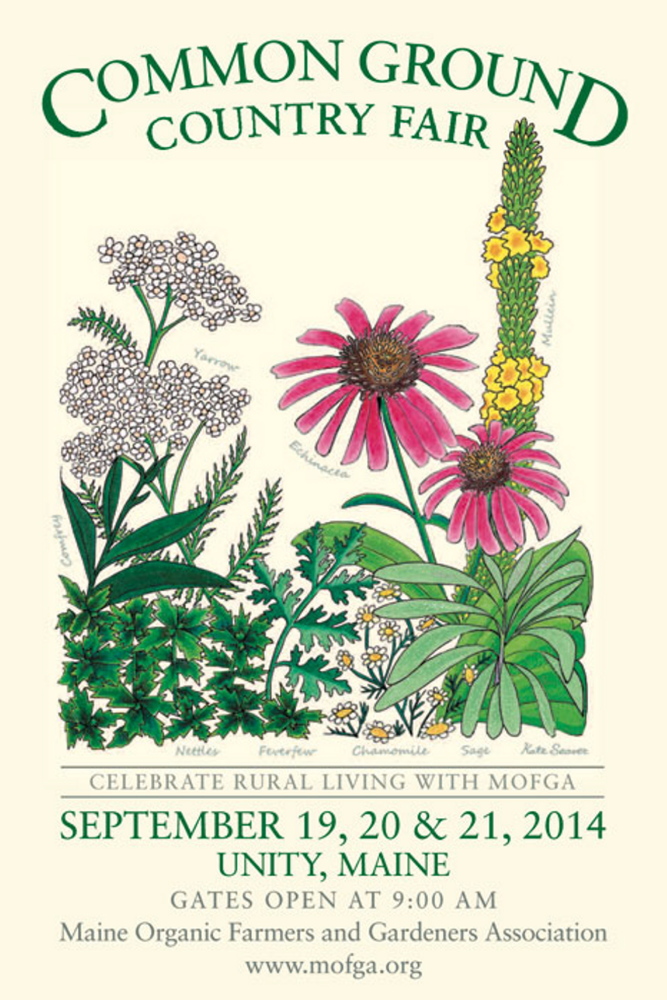 Kate Seaver’s winning design will be used on Common Ground Fair posters and other items this year.