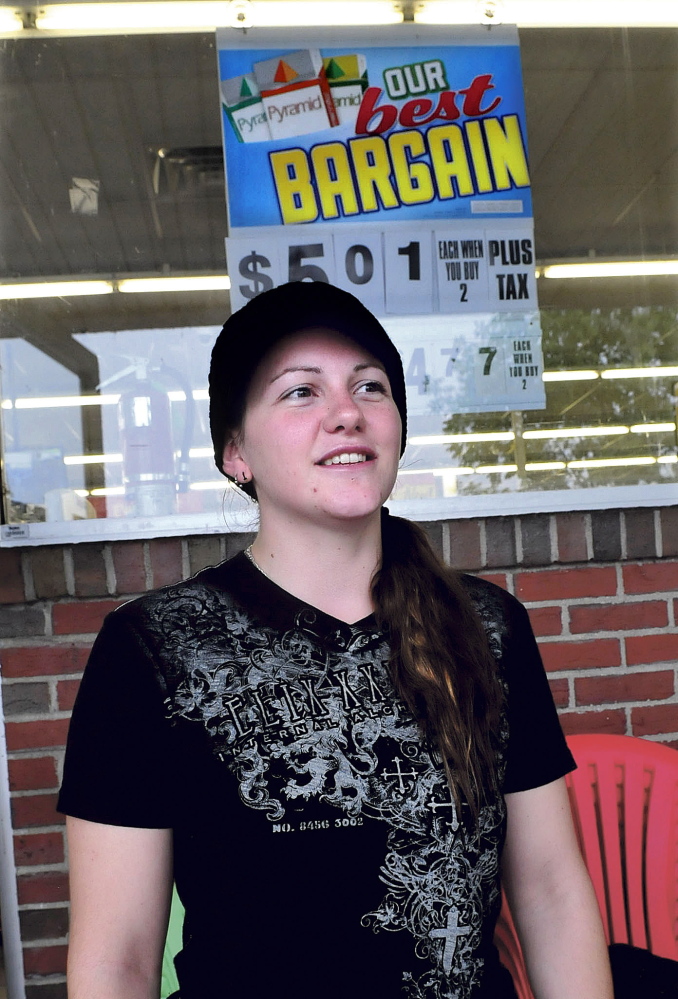 Shopper Brittney Parmenter said both convenience and prices are important to her in shopping the Family Dollar and Dollar Tree stores on The Concourse in Waterville.