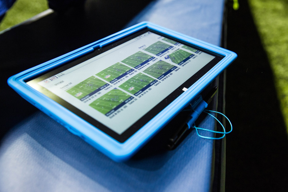 Surface tablets will be allowed for the first time on the sideline of NFL football games starting with Sunday’s Hall of Fame game in Canton, Ohio.
