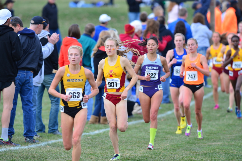 Contributed photo
Bethanie Brown (801) will return to Iowa State for her sophomore season with lofty expectations. The Waterville native became just the sixth freshman in program history to earn All-American status.