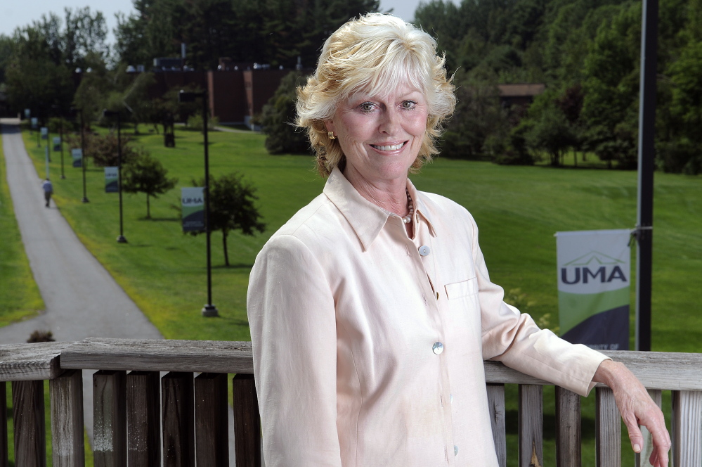 University of Maine at Augusta President Allyson Handley announced Monday that she is departing to assume a post at National University in San Diego.