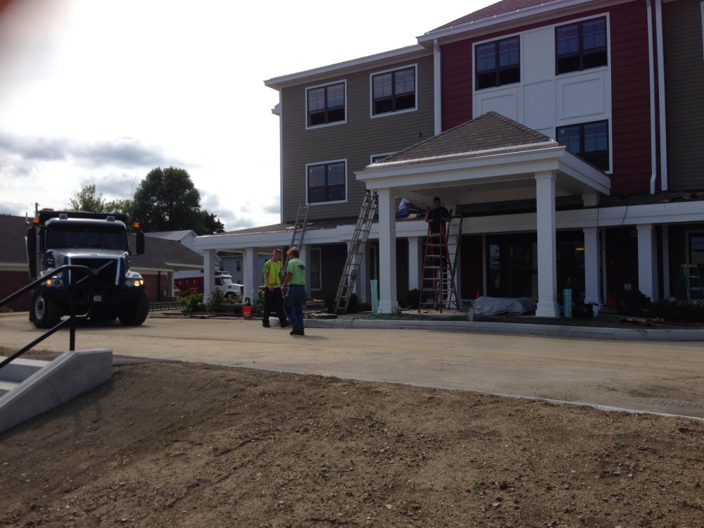 Phase one of St. Francis low-income elderly housing project on Elm Street in Waterville. The city is considering creating a tax increment financing district to help finance phase two.