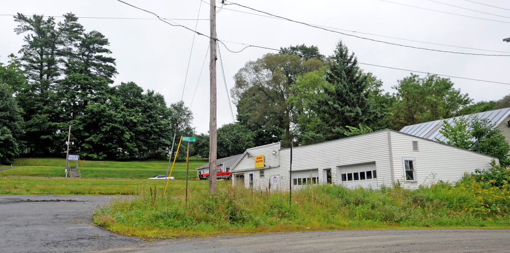 The corner of Hospital Street and Route 139 in Norridgewock, the site of a proposed Dunkin’Donuts.