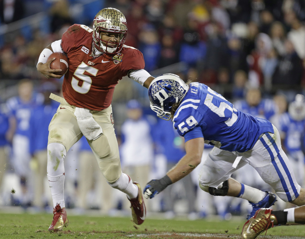 Quarterback Jameis Winston and Florida State is No. 1 in The Associated Press preseason college football poll.