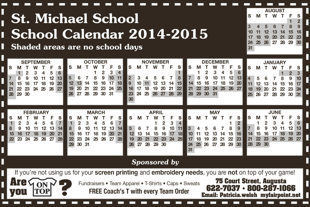 st-michael-school-calendar