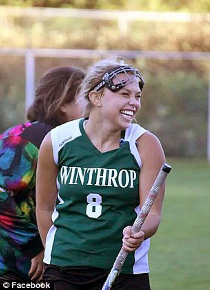 Kelsey Stoneton captained the Winthrop High School field hockey team.