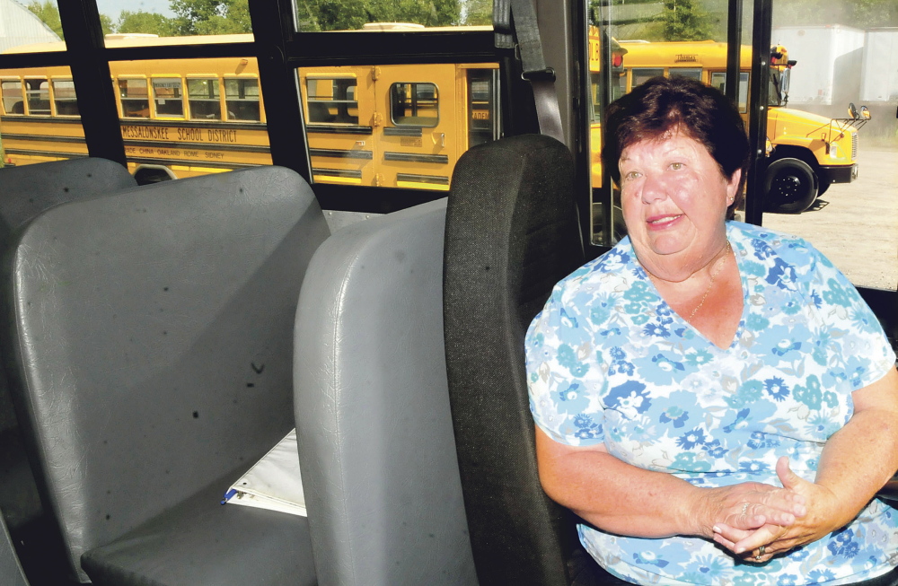 RSU 18 bus driver Donna Pullen has been behind the wheel for 47 years.