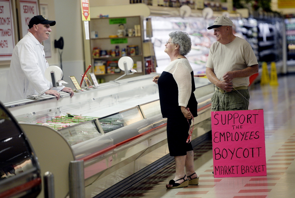 Biddeford’s Market Basket idle during workers’ protest
