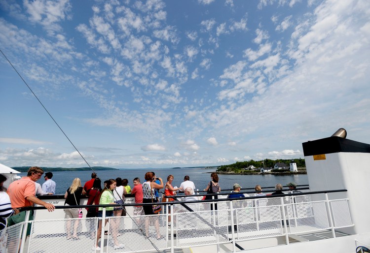 The Islesboro Ferry could soon be taking visitors to the first island in the state with gigabit internet access.