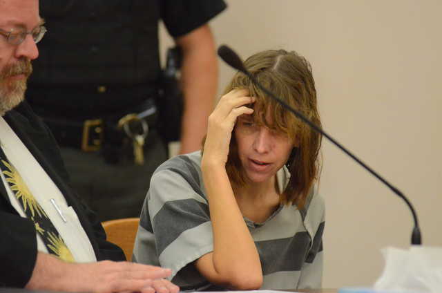 Contributed photo by Greg Sowinski, The Lima News Ann Marie Miller appears in court in Allen County, Ohio Wednesday. 