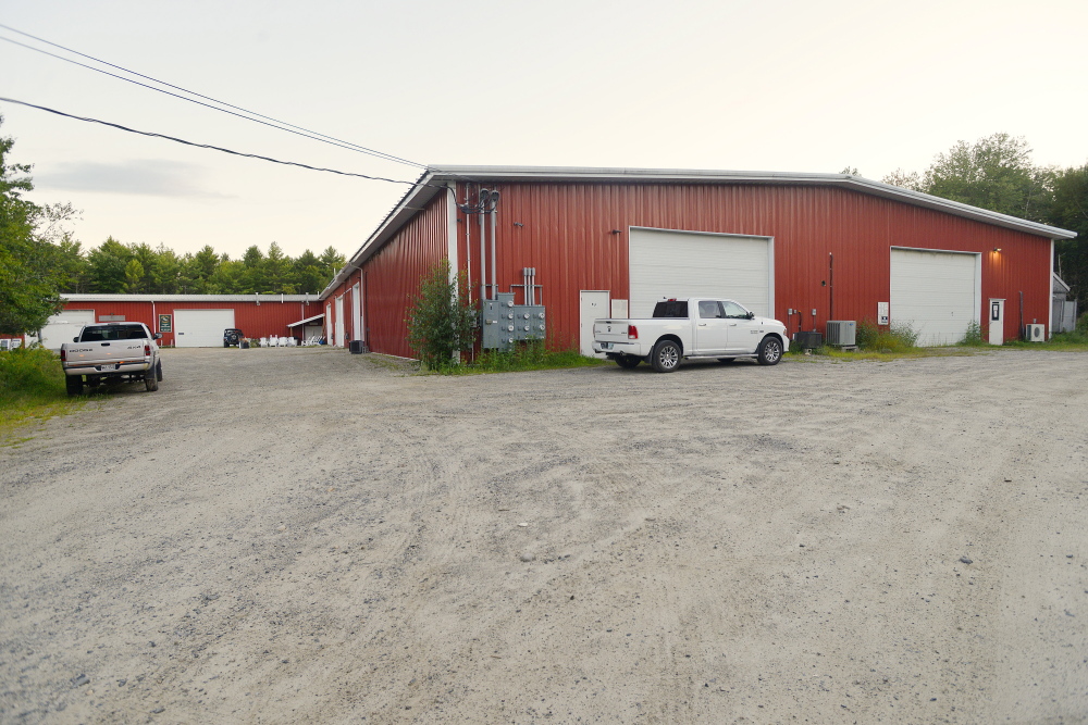 A warehouse on White Birch Lane in York, Maine, where five people are growing medical marijuana.