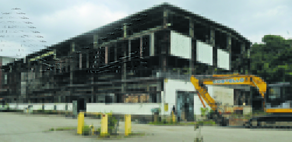 Police responded to the site former Statler Tissue mill in Augusta on Friday. The mill was torn down in 2009.