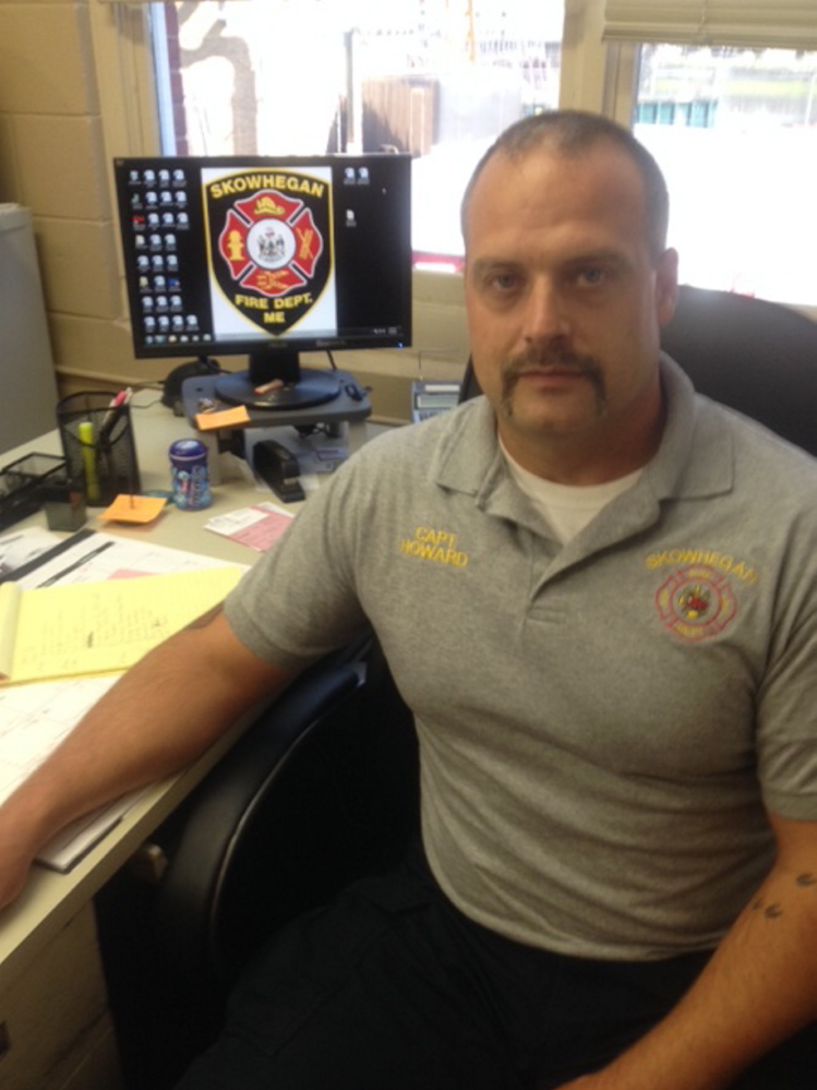 Shawn Howard, who has served as a fire captain in Skowhegan and fire chief in Madison, has been promoted to fire chief in Skowhegan and will lead the fire departments in both towns.