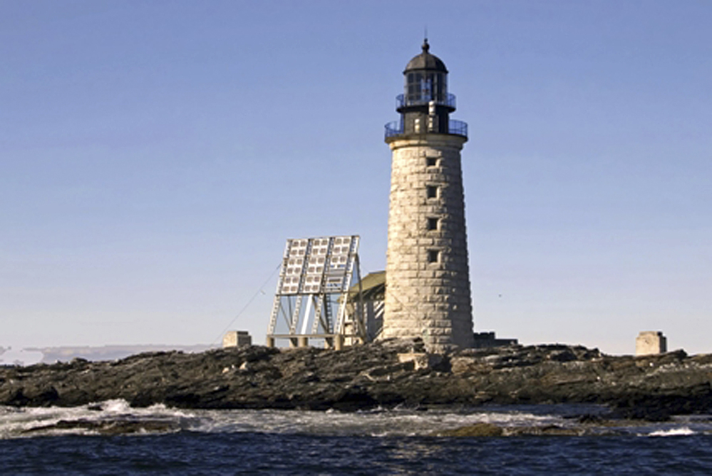 The Halfway Rock Light Station is located on a small island off Harpswell. It is halfway between Cape Elizabeth and Cape Small.