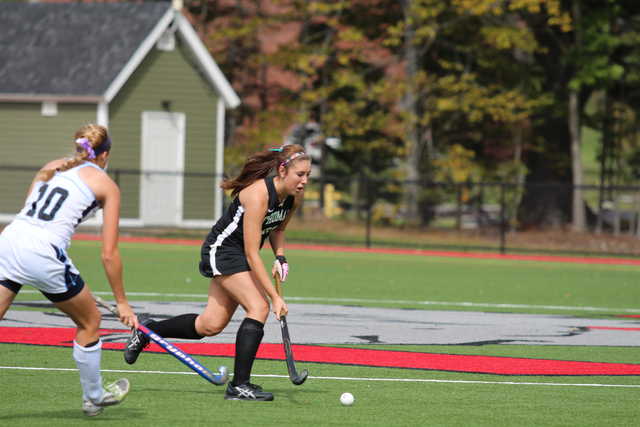 Thomas College sophomore Erica Blake has played a key role for the Terriers this season. 
