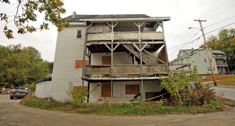 The city of Waterville is preparing to seize the building at 26 Gold St. in Waterville.
