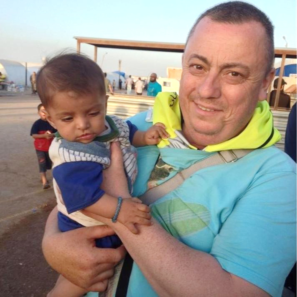 This undated family handout photo shows British man Alan Henning, who was held hostage by the Islamic State group.