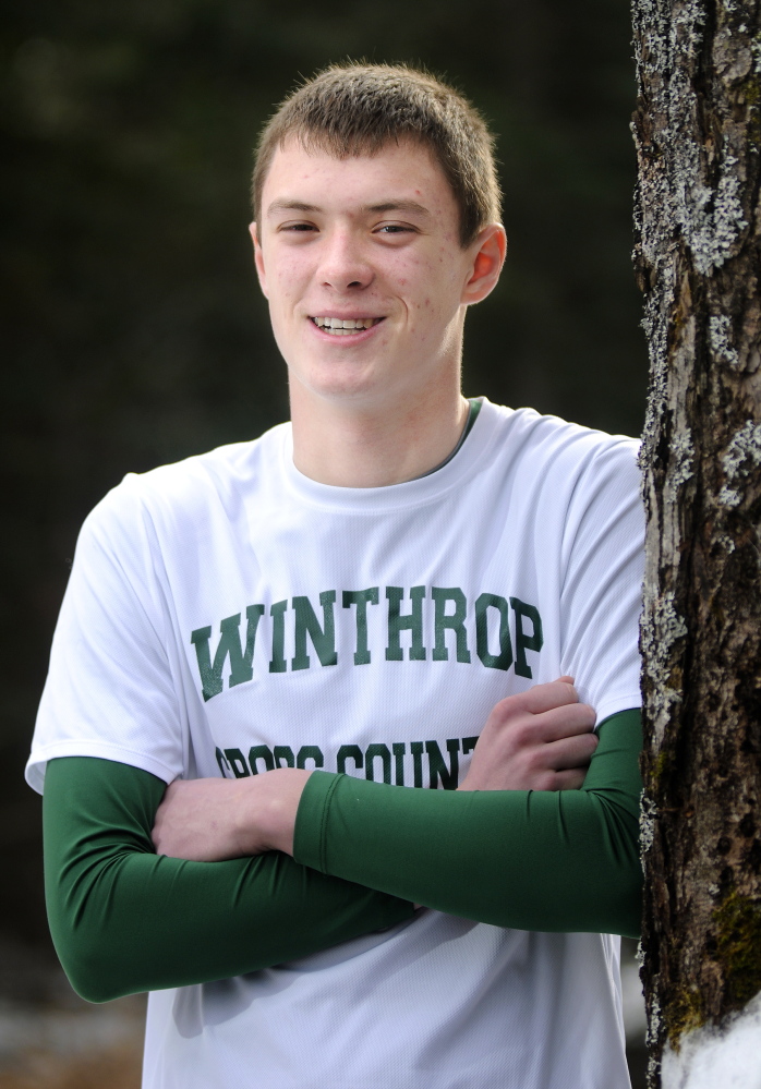 Winthrop senior Ben Allen was the top boys runner at the Mountain Valley Conference cross country championships Saturday morning.