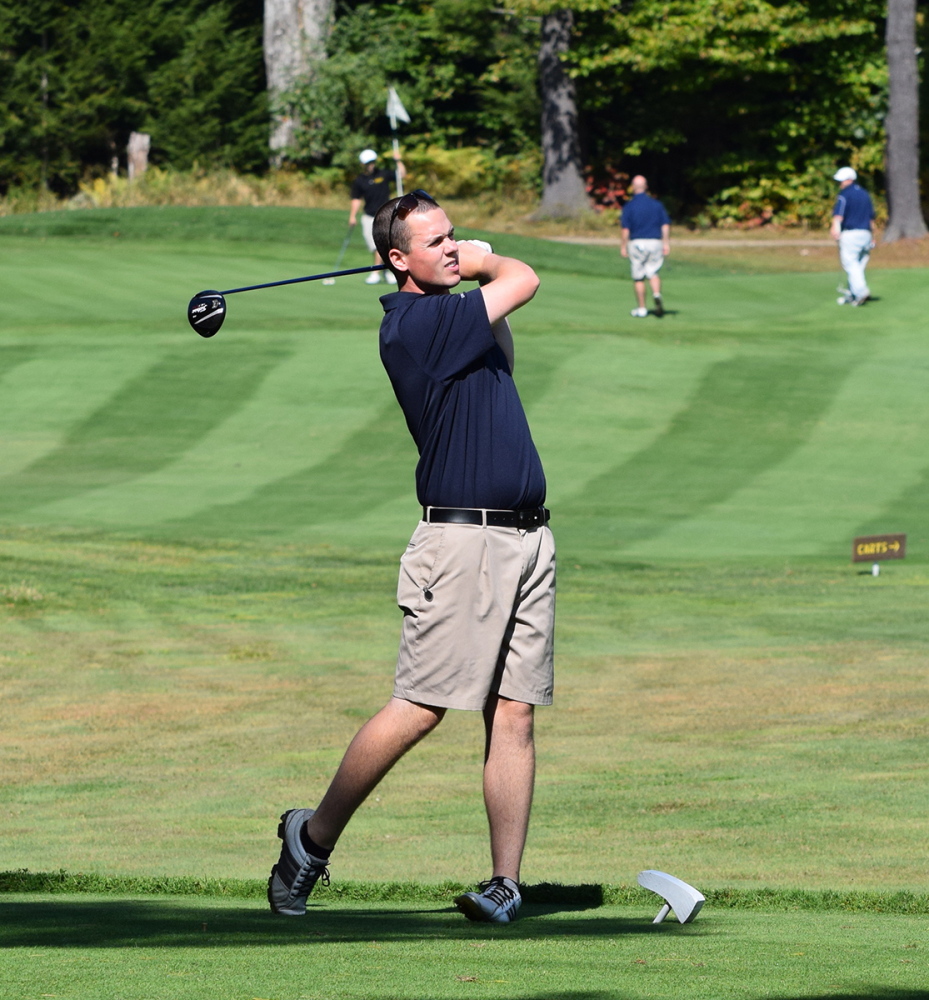 Contributed photo 
 Jacob Roddy, a Belgrade native, shot a 6-over par 77 at Pease Golf Club in Portsmouth, N.H., to help the University of Maine at Augusta golf team finish third in the Yankee Small Conference College championships