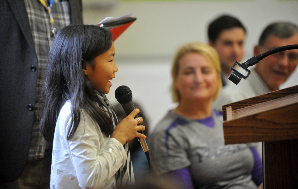 Hall School students quiz Waterville mayoral candidates