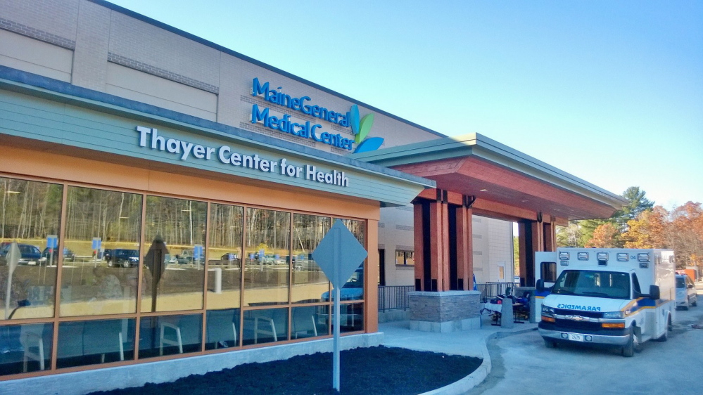 The Thayer Center for Health, shown above, in Waterville, hosted an open house Saturday to show off its newly completed 16 million renovation.