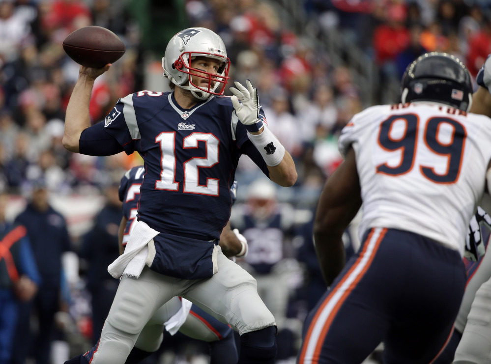 Tom Brady and the New England Patriots host the Denver Broncos on Sunday at Gillette Stadium in Foxborough, Mass.