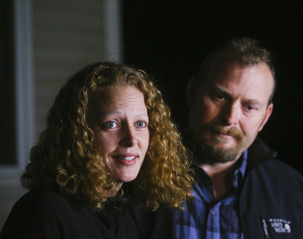 Kaci Hickox and boyfriend Ted Wilbur received both “great support” and some hateful treatment in Fort Kent when Hickox defied a quarantine, she said.
