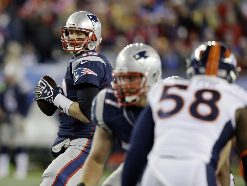 Tom Brady and the New England Patriots travel to Indianapolis to play the Colts on Sunday night.