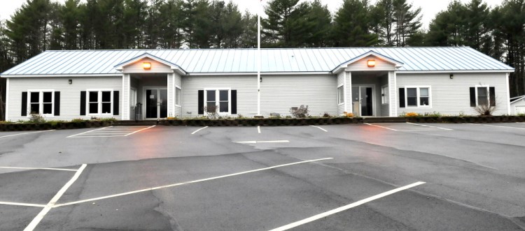 The Poulin-Turner Union Hall at 653 Waterville Road in Skowhegan was the site of a robbery in which a knife-wielding man tried to rob a worker at a charity toy auction.