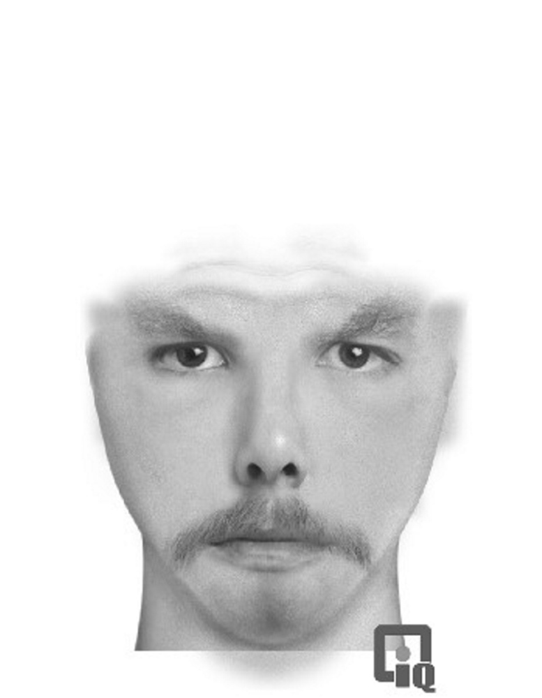 A composite of the man who attempted to rob a woman at knifepoint Tuesday in Skowhegan outside the Poulin-Turner Hall on U.S. Route 201.