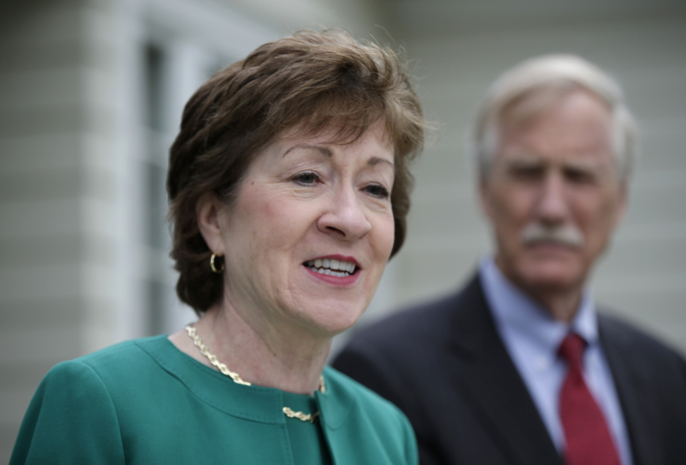 Sen. Susan Collins, R-Maine, and Sen. Angus King, I-Maine, are among those calling for regular bipartisan meetings in the Senate.