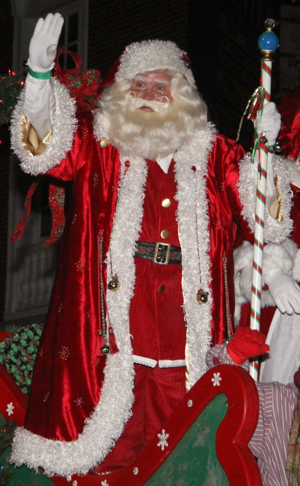 Guest of honor in the Waterville Parade of Lights will be Santa, who will light the city’s Christmas tree, signaling the start of the countdown to Christmas.