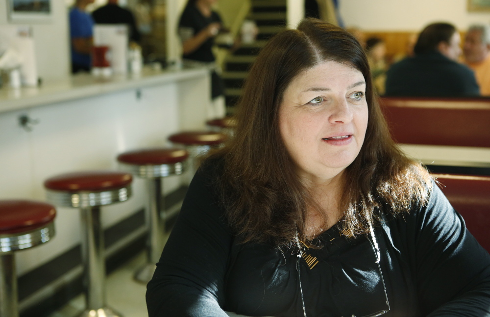 Owner Becky Rand hopes to find affordable health insurance that she can offer to all of her employees at Becky’s Diner in Portland. “I believe it’s important. I would love it,” she said. Gregory Rec/Staff Photographer