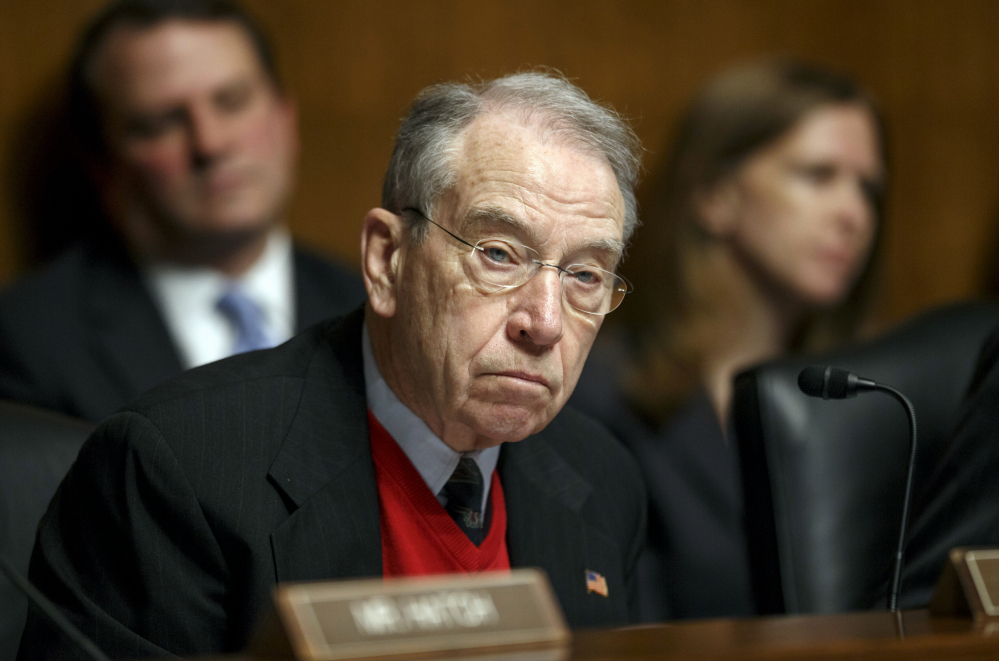 Sen. Chuck Grassley, R-Iowa, is demanding the Obama administration provide Congress with records detailing the payment of Social Security benefits to suspected Nazi war criminals.