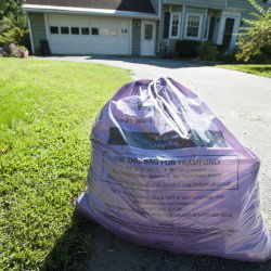 Official Waterville trash bags are required by the city’s Pay As You Throw rubbish collection program.