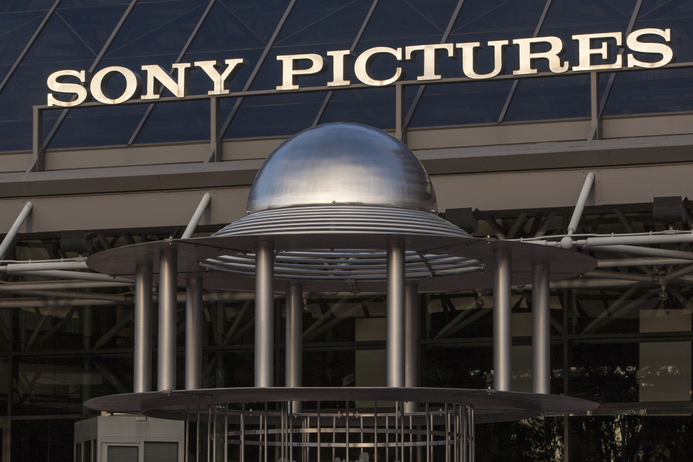 An exterior view of the Sony Pictures Plaza building in Culver City, Calif., on Friday. President Barack Obama declared Friday that Sony “made a mistake” in shelving the satirical film, “The Interview,” about a plot to assassinate North Korea’s leader. He pledged the U.S. would respond “in a place and manner and time that we choose” to the hacking attack on Sony that led to the withdrawal. The FBI blamed the hack on the communist government.
