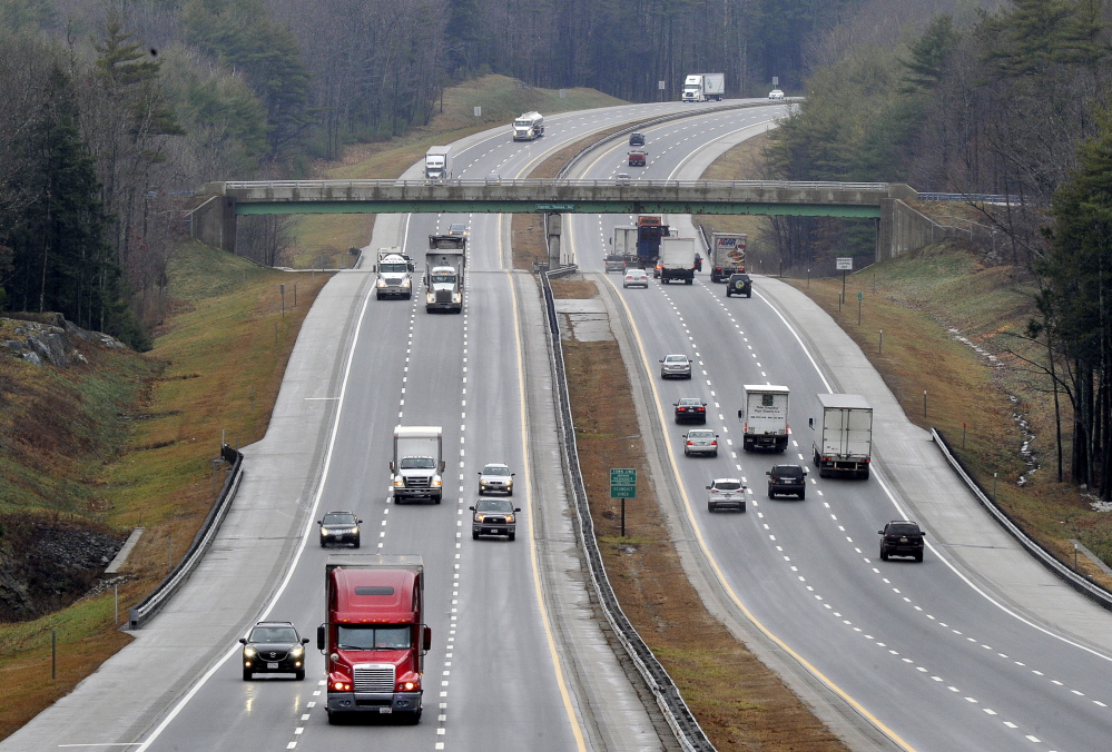 The 20 percent toll hike enacted two years ago for users of the 109-mile-long Maine Turnpike generated an additional $20 million in revenues in 2012. Maine motorists this year are on track to pay $42.4 million in tolls, $5.6 million less than two years ago. John Patriquin/2011 Press Herald file