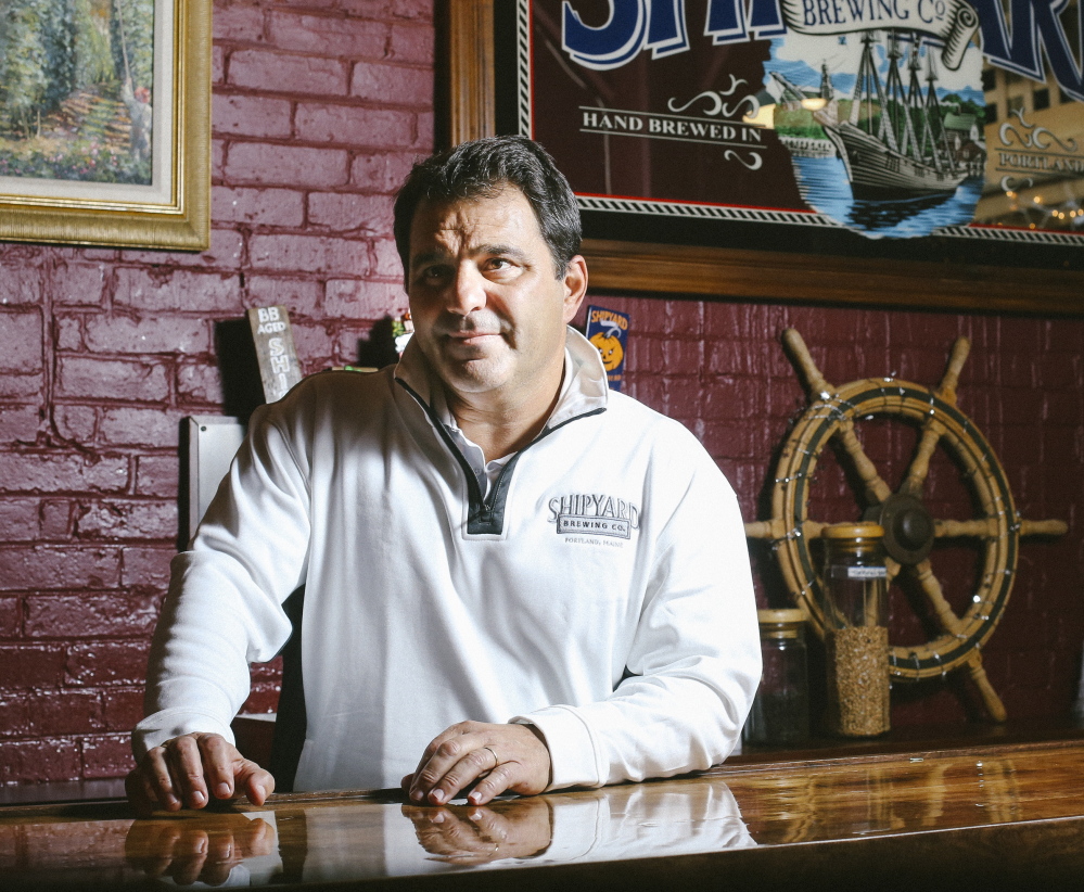 Fred Forsley, shown at Shipyard Brewery in Portland, says the quality of the product makes sales and marketing easier.
