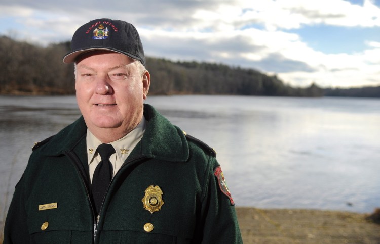 After 40 years of service, Col. Joseph Fessenden is retiring as chief of the Maine Marine Patrol, which oversees ocean and tidal waterways in regard to commercial fishing. He once had the job of policing Portland’s bustling and unruly fishing port. Andy Molloy/Staff Photographer