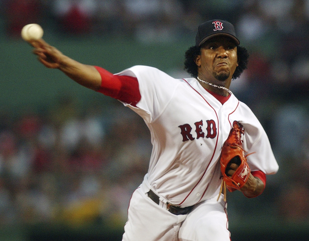 Former Boston Red Sox pitcher Pedro Martinez is among among 17 first-time candidates on the 2015 Baseball Hall of Fame ballot. The inductees will be announced Tuesday.