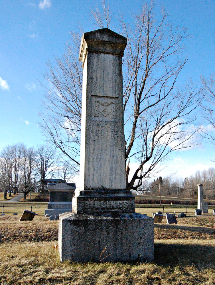 Staff photo by Evan Belanger
This monument marks the grave of Capt. Charles W. Billings, of Clinton, who died from wounds suffered during the defense of Little Round Top at the Battle of Gettysburg. He was the highest ranking member of the 20th Maine Volunteer Infantry Regiment to be mortally wounded during the battle.