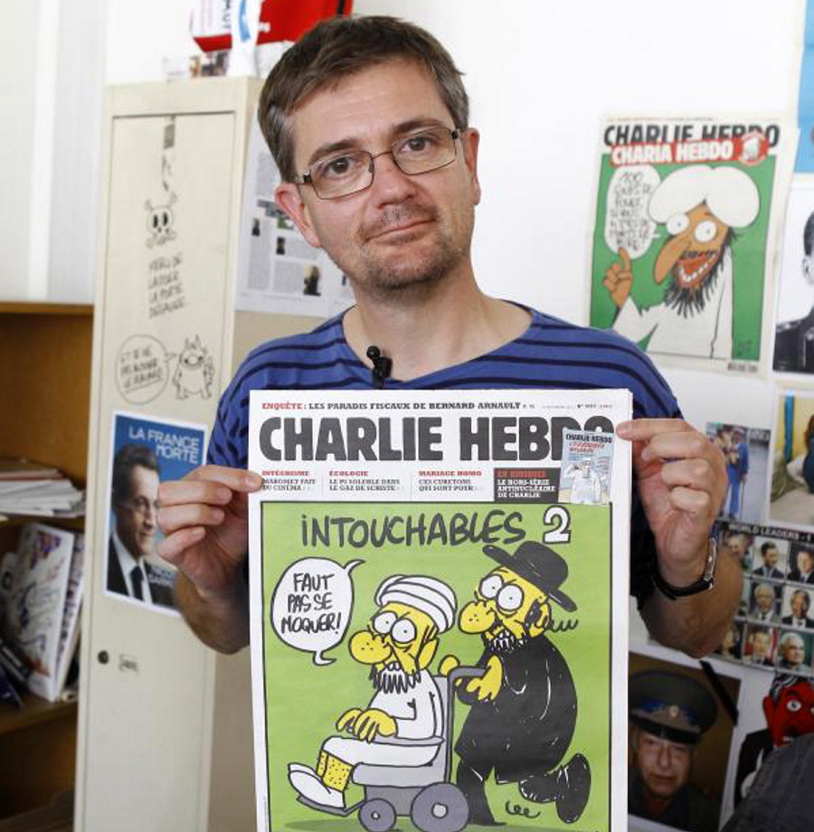 www.sudinfo.be
Stéphane Charbonnier, editor of Charlie Hebdo, was among the French journalists and editorial cartoonists killed in Wednesday’s terrorist attack in Paris.
