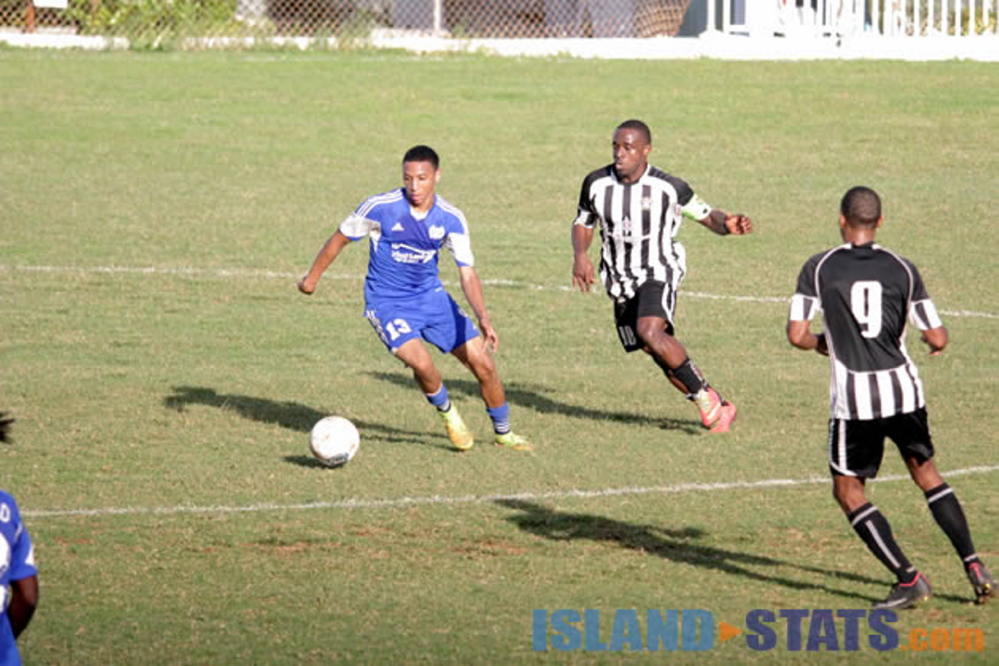 Thomas College freshman Willie Clemons, left, trained with the Bermuda national soccer team this past week.