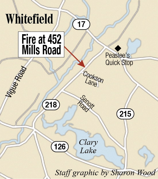 Whitefield home destroyed by fire during blizzard
