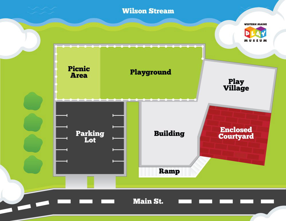 A layout of the Western Maine Play Museum shows proposed renovations for the Main Street building volunteers hope to convert into the Wilton musuem. The fundraising effort for the museum recently received a challenge grant from the Sandy River Charitable Foundation.