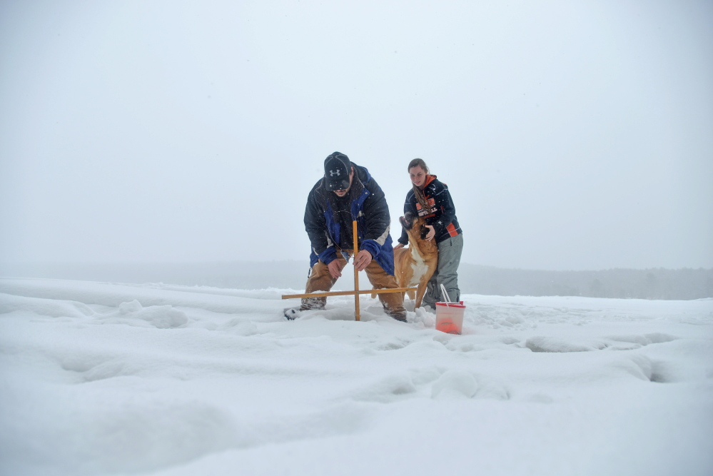 All quiet as Friday storm dumps more snow on Augusta, Waterville