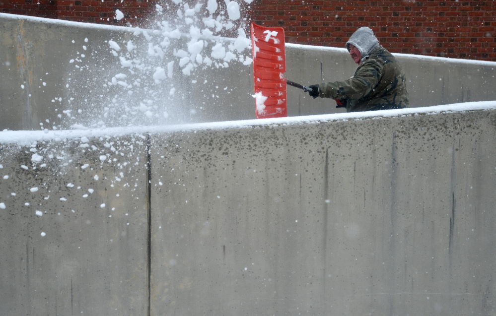 All quiet as Friday storm dumps more snow on Augusta, Waterville