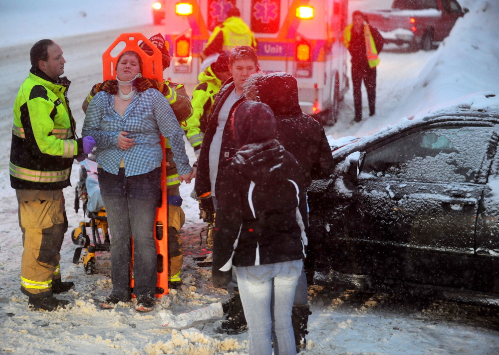 All quiet as Friday storm dumps more snow on Augusta, Waterville