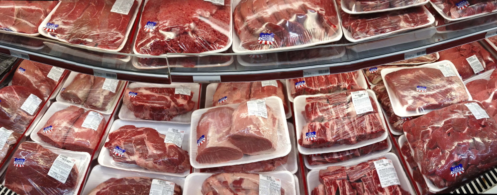 A draft of new government dietary guidelines includes eating less red and processed meats. 2013 Associated Press File Photo